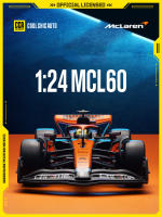 McLaren MCL60 F1 Miniatura De Coche De Acción a Escala 1:24 Juguetes De Aleación De Metal Con Ruedas Giratorias Regalo Para Niños - details 0