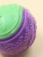 Juguete Interactivo Para Perros Bola De Masticable Y Limpieza De Dientes Resistente Al Mordisco Suave De TPR Juguete Squeaky Para Mascotas - details 4
