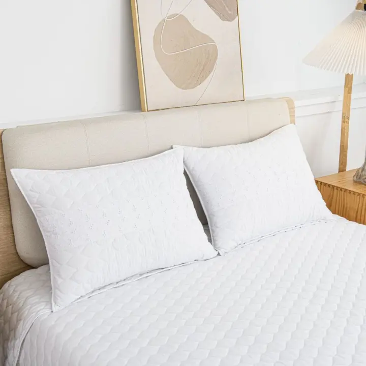 Colcha bouti Monet de Clara Vidal de color blanco para cama de 150 cm - 1