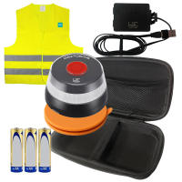 Luz Emergencia Coche DGT 3.0 (Obligatoria) Homologado Geolocalización Conectada Luz avería Coche GPS y Base Imantada Soporte UNIVERSAL - details 0