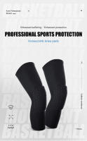 Manguito De Compresión Para Rodilla Con Esponja De Cabeza De Abeja Soporte Deportivo Para Baloncesto Y Voleibol Protección Y Alivio Del Dolor Para Fitness - details 0