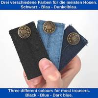 Extensor de cinturón para jeans y pantalones, juego de 3, extensor de cintura hasta - details 2