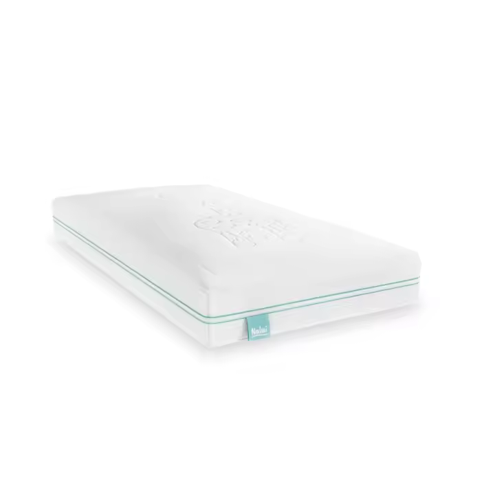 Nalui Colchón Cuna Baby One Blanco Desenfundable Altura ± 12cm | Certificado Oeko-Tex® | Hecho en España - 1