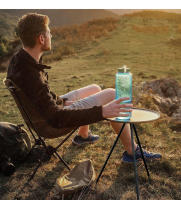 Mesa Redonda Portátil Y Desmontable WESTTUNE Para Camping Y Picnics Con Pies Ajustables Y Diseño De Aluminio Ultraligero Para Jardín Y Exterior - details 9