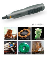 Taladro Mini Grindera Recargable DONUMEH Con Batería Removible 3 Velocidades Ajustables Herramienta Rotativa Dremel Engraver Para DIY En Casa - details 2