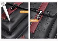 Bolsa De Hombro Para Hombre En Cuero Multi-funcional Deportiva Impermeable Para Correr Y Entrenar Bolsa Mensajera De Viaje Cruzable - details 8