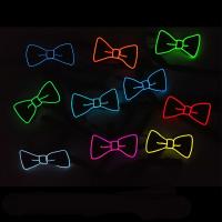 Cuello Tiesa Luminoso Para Hombres Con Luz LED EL Wire Neón Para Fiestas Halloween Navidad Decoración De Ropa Para Bares Clubes Escenarios - details 3