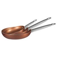 Set de 3 sartenes San Ignacio Optimum Copper 20/24/28cm (2 con tapa) - Aluminio prensado antiadherente - Apto para inducción - details 12