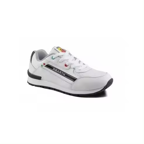 ABARTH COMPETIZIONE BLANCO Calzado Ocupacional O2 en Piel de Ante y Mesh Repelente al Agua ABARTH AB0002WH - 1