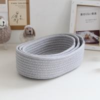 Cesta De Almacenamiento De Hilo De Algodón Oval Para Juguetes De Niños Caja De Organización De Escritorio Caja De Almacenamiento De Cosméticos Y Llaves - details 15