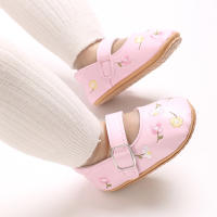 Nuevos Zapatos De Bebé Para Niñas Mary Jane Planos Con Bordado Antideslizantes De Goma Talla 0-18M Zapatos De Princesa Para Recién Nacidos - details 16