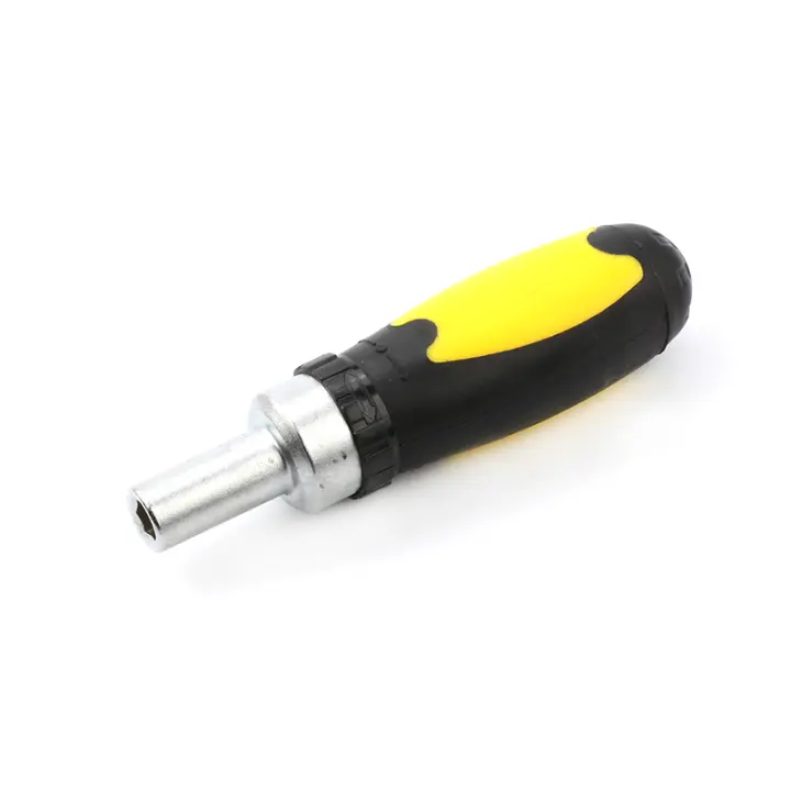 Llave De Destornillador Con Mango Recto Y Extensión De Cabeza 6.35mm Positivo Y Negativo Para Baterías De Smartphone Herramienta De Reparación Mini De Acero Aluminio - 1