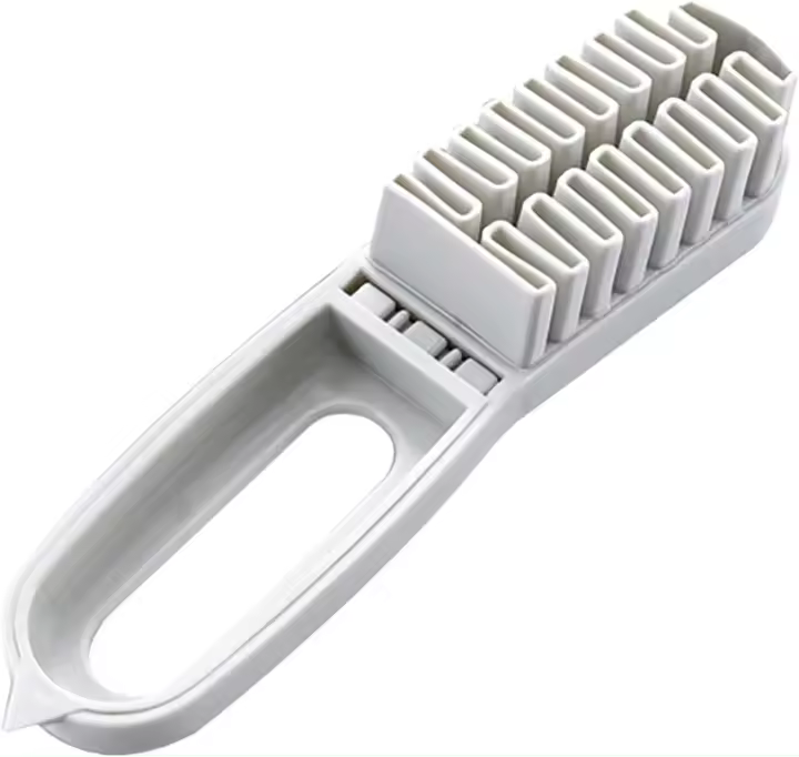 Cepillo para zapatos de gamuza crepé, cepillo para nobuk, borrador de zapatillas, cepillo para gamuza con mango de PP para muebles y zapatos - 1