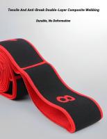 Banda De Resistencia Para Danza Y Yoga 8 Secciones Pilates Fitness Elasticidad Digital Entrenamiento De Tensión Correa De Estiramiento - details 9