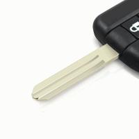 Banner - Carcasa mando llave del coche 2 botones compatible con Nissan v2 negro