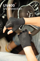 Guantes De Ciclismo ROCKBROS Verano Mitad De Dedo Antifricción Transpirables Cubierta Protectora Universal Para MTB Deportes Al Aire Libre - details 4