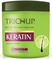 Mascarilla capilar de Keratina Trichup 500ml,Tratamiento reparación, brillo, suavidad  del cabello ,Mascarilla india reparadora de todo tipo de pelo NOVEDAD - details 0