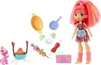 MATTEL : Cave Club Wild -  Conjunto de Barbacoa con muñeca -  Mascota y Accesorios - Regalo Original - Edad recomendada mayores de 4 años - details 0