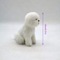 Muñeco De Peluche De Perro Realista Para Amantes De Los Animales Decoración De Lujo Para El Hogar Juguete De Perro Simulación - details 4