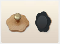 Lámpara De Noche LED De Madera Con Espejo Luz Frontal Recargable Magnética Para Dormitorio Lámpara De Borde Táctil - details 6