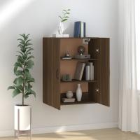 vidaXL Armario colgante madera de ingeniería 69,5x34x90cm en color Roble Sonoma/Negro/Marrón roble y más | diseño vintage industrial ideal para cocina salón comedor - details 2