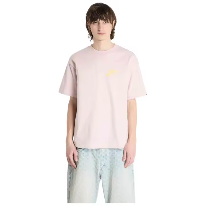 Camiseta de Manga Corta Vans Brush Script Loose para hombre en color rosa - 1
