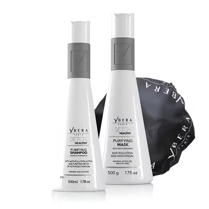 Ybera Paris Pack Purificante Detox Healthy - Pack Profesional Tratamiento Anticaspa y Anti grasa - 1