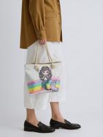 MEJORADA Mini Bolso de Playa para Niñas con Diseño de Sirena - Ligero, Colorido y Resistente, Ideal para Verano y Vacaciones - details 1