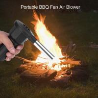Ventiladores para barbacoa automáticos, soplador de aire, ventilador portátil para acampar al aire libre, pícnic, parrilla, herramienta de cocina para barbacoa - details 1