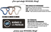 MYHIXEL, Anillo de Silicona para el Pene, Diseño Médico para Prolongar y Mantener Erecciones, Sin Efectos Secundarios, Cómodo y Adaptable, Duradero, Tres Modelos, Elige el que Mejor se Adapte a tus Necesidades, Light, Firm o Intense - details 2