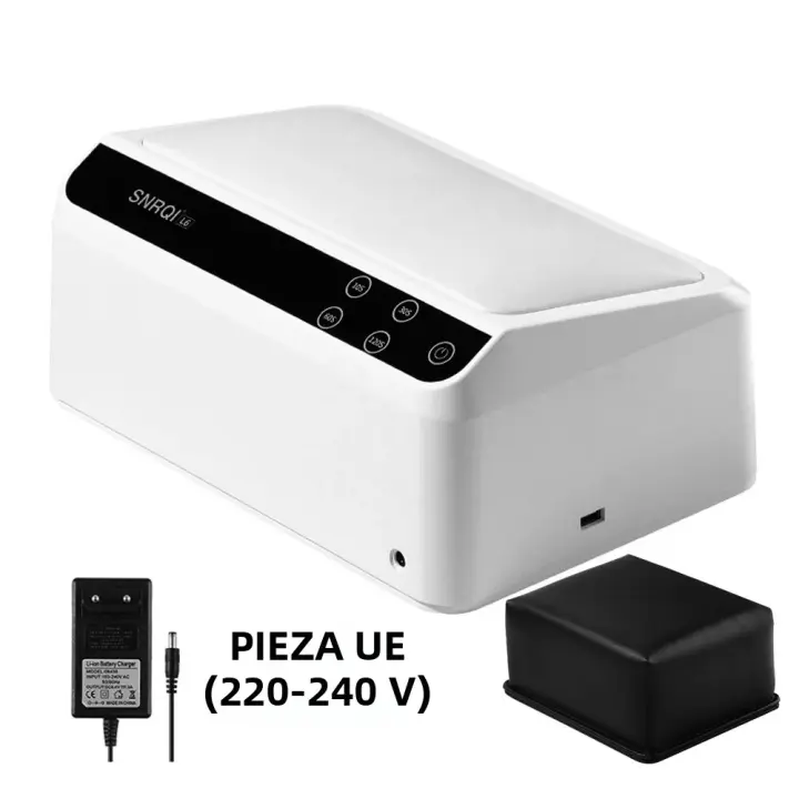 Lámpara De Uñas LED UV 72W Con 66 Piedras Y Diseño De Base Espejo Para Curar Todos Los Gel Manicura Con Almohada De Mano Libre - 1