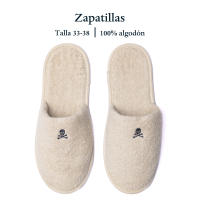 Scalpers Home Zapatillas lisas con bordado 100% ALGODON - details 22