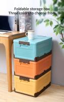 Caja De Almacenamiento Grande Con Tapa Para Exteriores Y Camping Plegable Plástico Organizador De Suministros Para El Hogar Y Coche - details 4