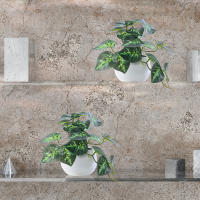 1PC Simulada Planta En Maceta Para Decoración De Oficina Negocios Foyer Jardín Floral Decoración De Hogar Estilo Vínculo - details 16