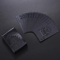 Nuevas Cartas De Poker Negras Impermeables En PET/PVC Para Juegos De Mesa Y Souvenirs Del Turismo Juego De Cartas De Mesa Para Adultos - details 1