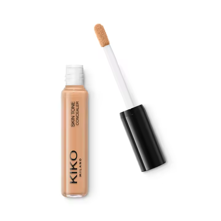 KIKO Milano Skin Tone Concealer, Corrector fluido alisador con acabado natural - 1