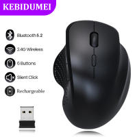 Ratón Inalámbrico Dual-Modo 2.4G Bluetooth 5.2 Recargable 1600DPI Para Laptop Tablet Computadora Windows MacOS Compatible Con Sistema De Control Remoto - details 5