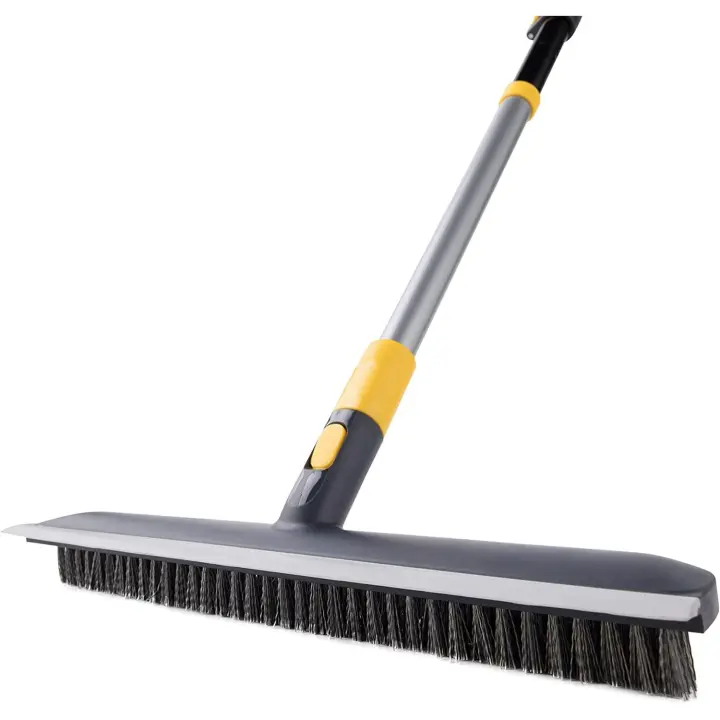 Cepillo de Barrido para Pisos BOOMJOY 15" 2 en 1 Cerdas Rigidas Limpiador de Baño Patio Cocina Pared Techo Tub Azulejo Material Polímero Compuesto Estilo Clásico Recomendado para Laminado - 1