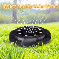 Luz solar al aire libre, 8 luces solares LED para jardín, focos solares empotrados IP65 a prueba de agua, luz solar de césped para jardín patio terraza camino de césped (blanco) - details 2