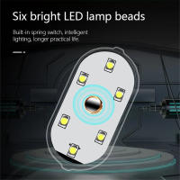 Lámpara De Inspección Interior Para Coche Con Interruptor Táctil LED Recargable Mini Tamaño Luz De Banda 6 LED 120mA Portátil Para Techo Y Maletero - details 5