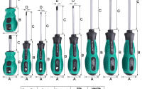 Juego De Destornilladores Magnéticos Profesionales 6-12Pcs Tamaños 3mm-6mm Phillips Flat Herramientas Eléctricas Antideslizantes Para Reparación De Computadoras Y Electrónica - details 8