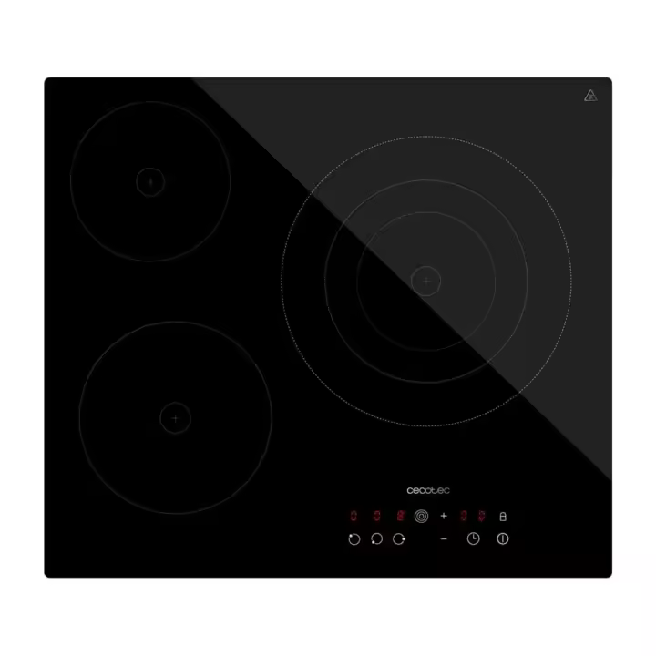 Placa vitrocerámica Cecotec Bolero Squad V 3001 5700W 3 zonas negro 58 cm - 1