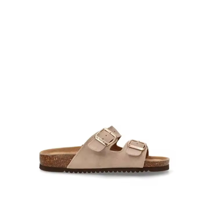 SANDALIAS BIO HEBILLA ETIKA 10015 ARENAL, MUJER BEIGE - 1