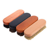 Cepillo De Cuidado Y Limpieza Para Manillar Y Zapatos De Piel Con Pelo De Caballo Y Madera Herramienta De Detalles Para Coche - details 0