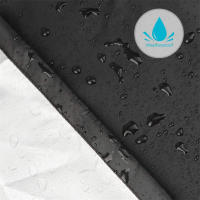 LMETJMA Funda Para Barbacoa Impermeable Con Cuerda Ajustable Al Medio Para Gas Y Smoker Exteriores Accesorio De BBQ Resistente Al Sol Y Polvo - details 5