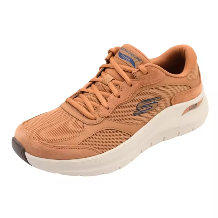 Deportivos Skechers Arch Fit 2.0 - The Keep Para Hombre Color Marrón Whiskey - 1