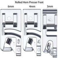 Juego De 3 Piezas De Presser De Costura Para Hembras Set De Piezas De Costura Domésticas Rollos Para Brother Singer Accesorios De Costura Unisex Material Polyester - details 0