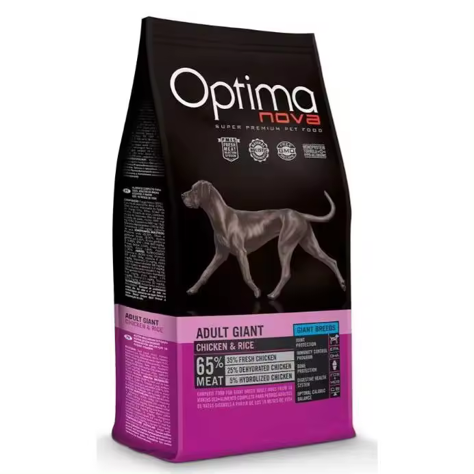 Optima Nova Adult Giant Pollo y Arroz para Perros  Pienso para Perros - 1