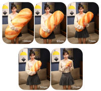 Almohada De Peluche Francesa Para Panecillos 20-100cm Imagen Impresa Food Plushie Regalo Para Hombres Decoración Para Fiesta Y Sueño - details 1