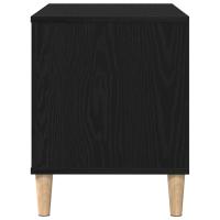 Gabinete de discos vidaXL Negro Roble 100x38x48 cm Madera elaborada - details 5